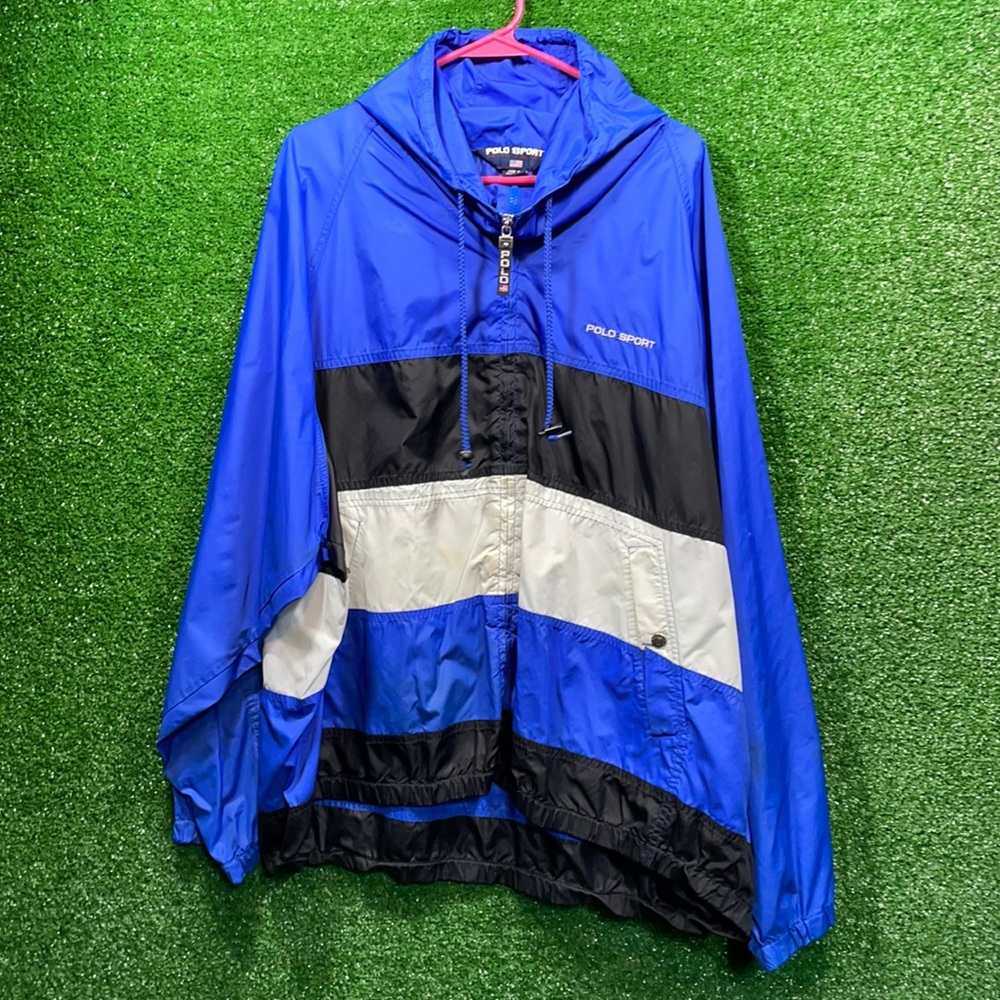 vintage polo ralph lauren sport nylon windbreaker